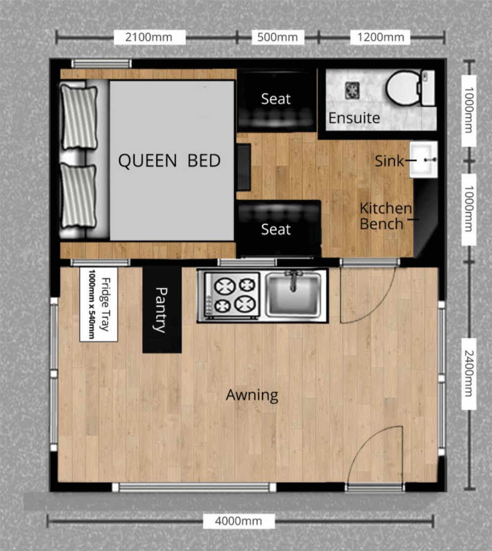 Alpine Campers Floorplan